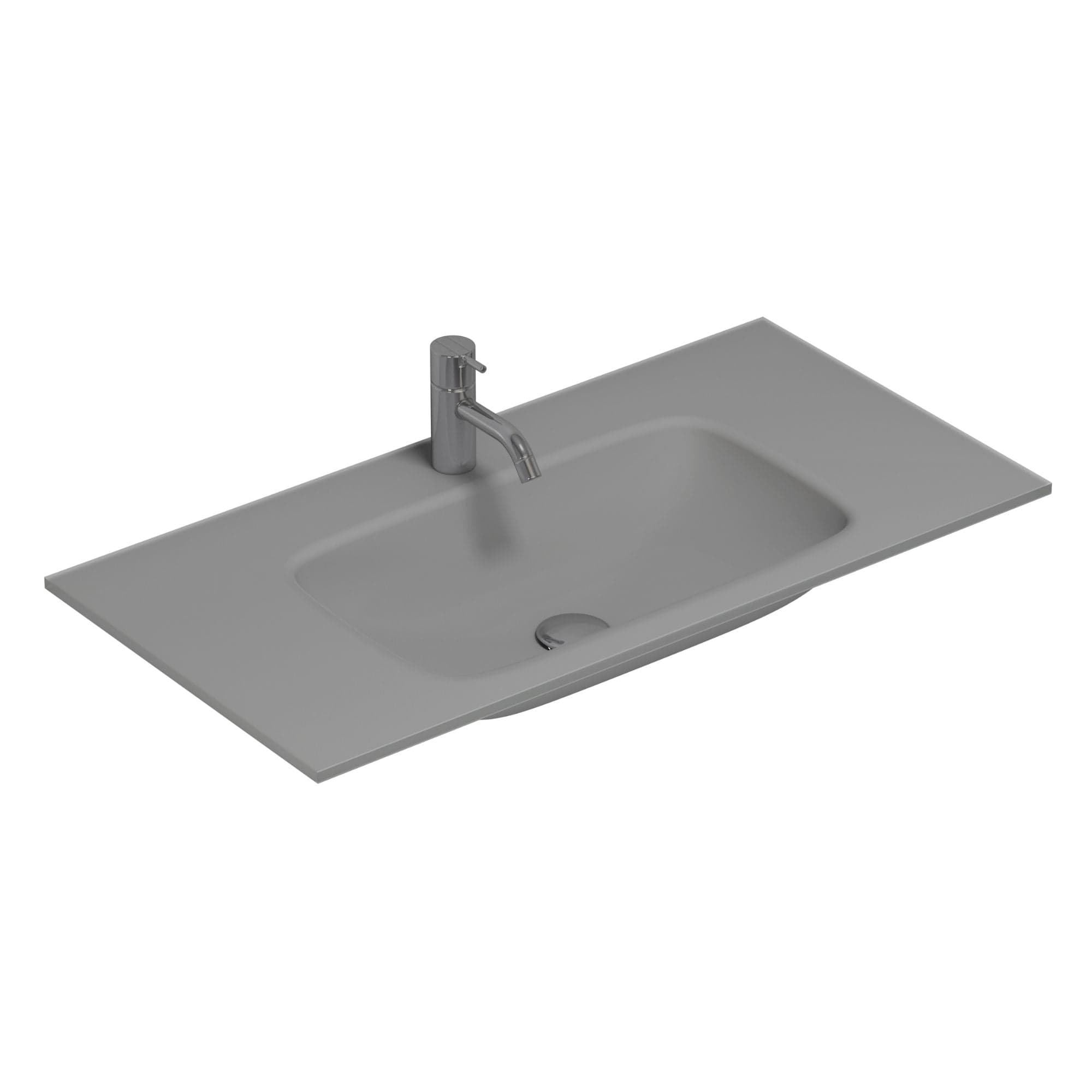 Dansani Calidris Form Servant B61-121xH1xD40cm Lys grå matt / 81cm Dansani Møbelservant DA-630728102