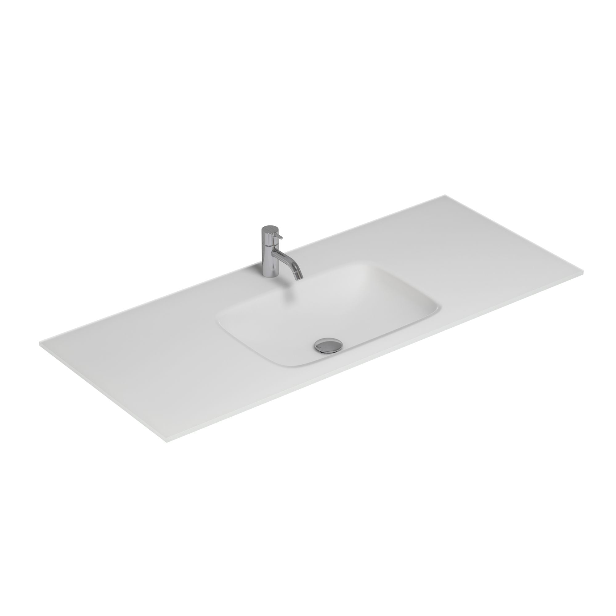 Dansani Calidris Form Servant B61-121xH1xD50cm Hvit matt / 121cm Dansani Møbelservant DA-630822103