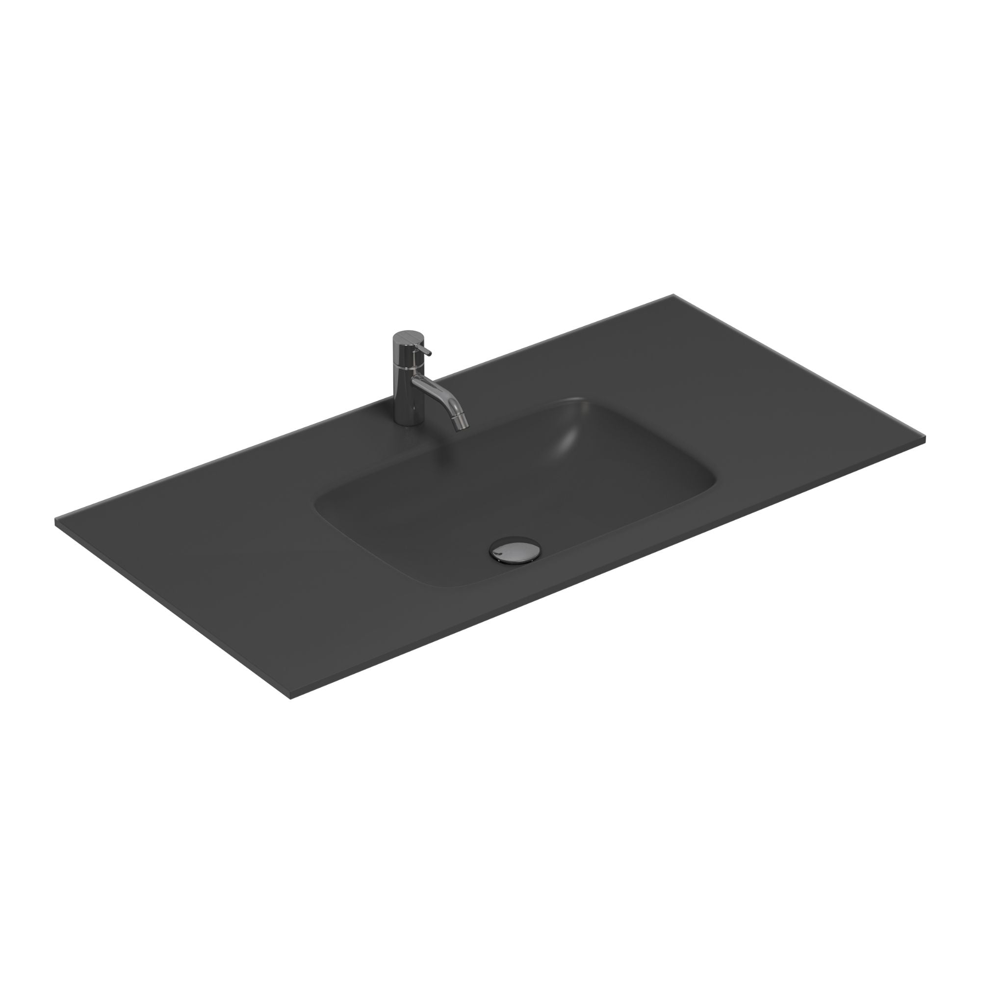 Dansani Calidris Form Servant B61-121xH1xD50cm Mørk grå matt / 101cm Dansani Møbelservant DA-630821107