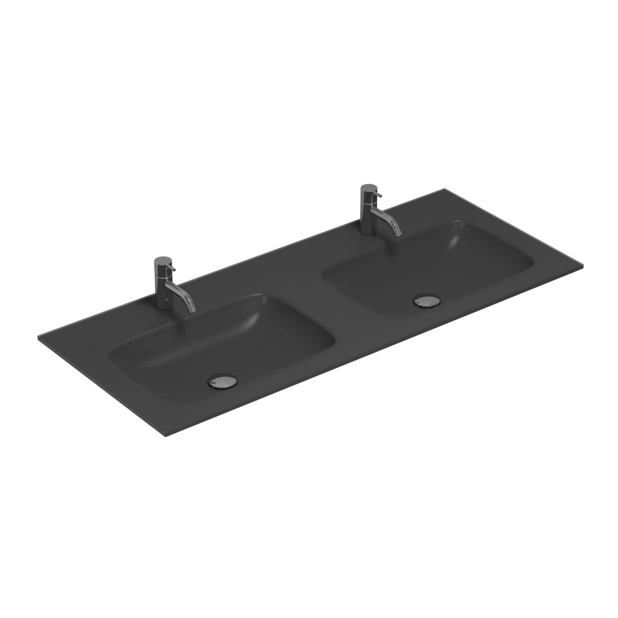 Dansani Calidris Form Servant B61-121xH1xD50cm Mørk grå matt / 121cm dobbel Dansani Møbelservant DA-630822207