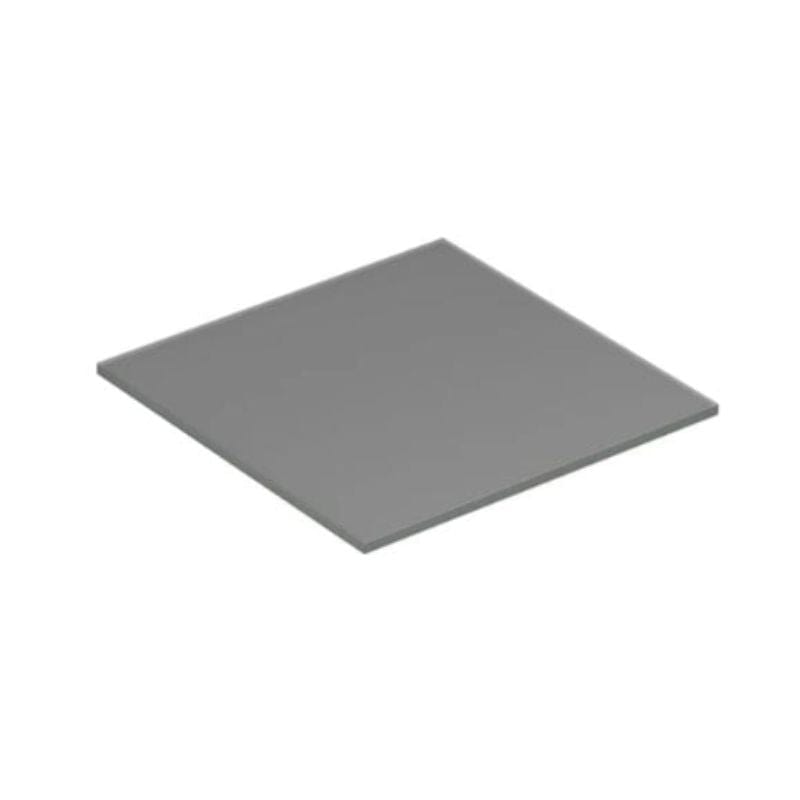 Dansani Calidris Form Topplate B40-232xH1xD40cm Lys grå matt / 40cm Dansani Benkeplate bad DA-630704002