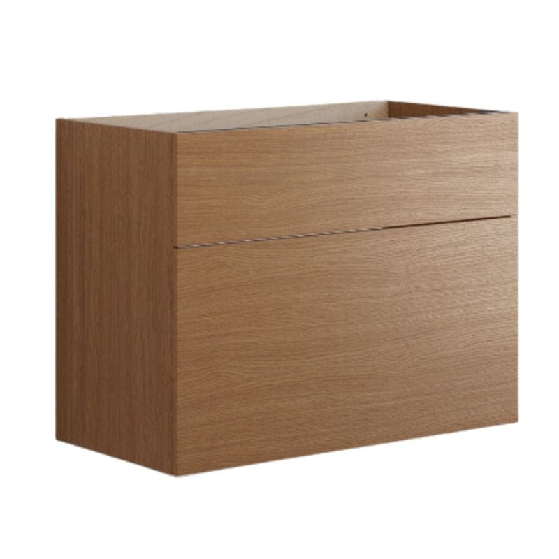 Dansani Calidris Glatt Servantskap D40cm 2 skuff ekstra høy underskuff Gyllen eik / 80cm Dansani Servantskap DA-C12-1074