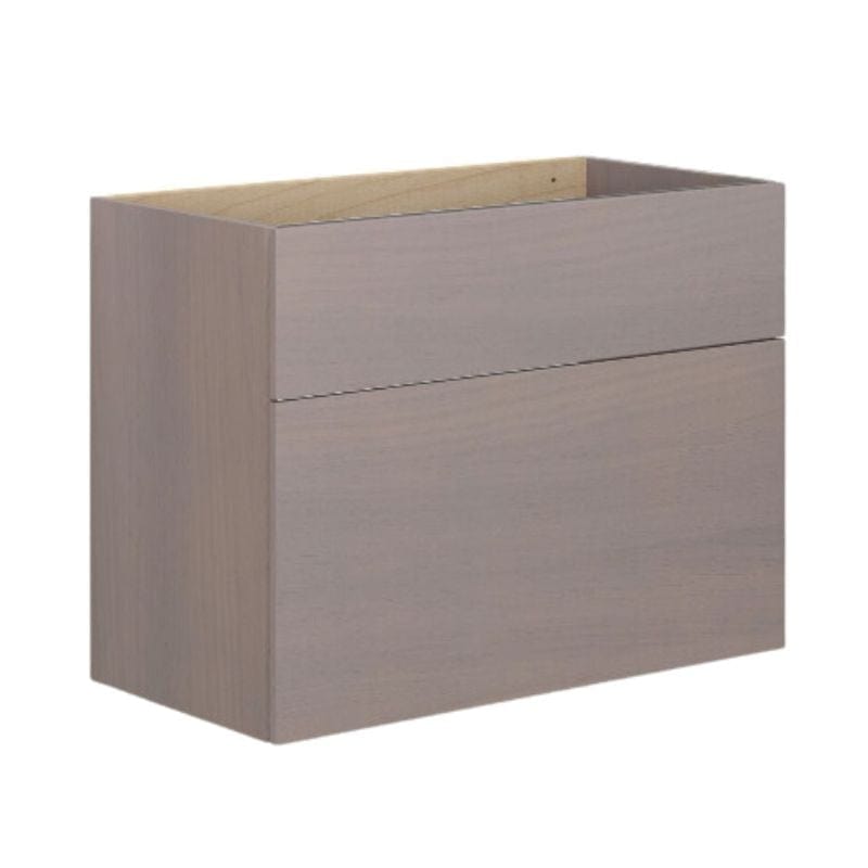 Dansani Calidris Glatt Servantskap D40cm 2 skuff ekstra høy underskuff Hvit eik / 80cm Dansani Servantskap DA-C12-1075