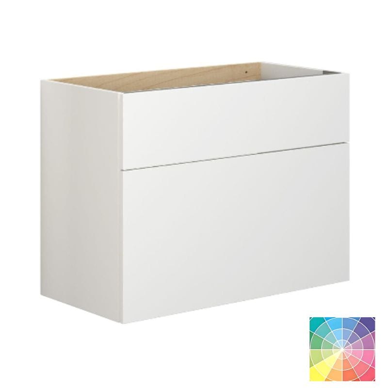 Dansani Calidris Glatt Servantskap D40cm 2 skuff ekstra høy underskuff NCS farge / 80cm Dansani Servantskap DA-C12-1099