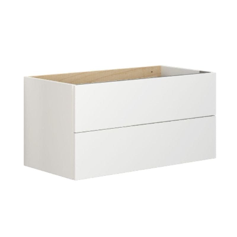 Dansani Calidris Glatt Servantskap D40cm 2 skuff Hvit matt / 80cm Dansani Servantskap DA-C07-1010