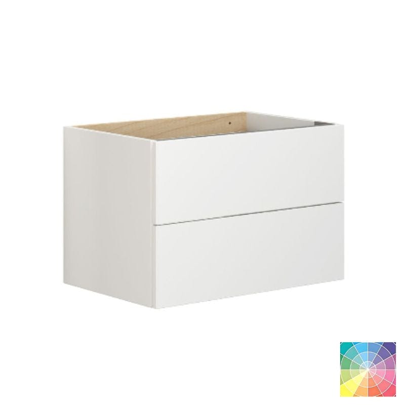 Dansani Calidris Glatt Servantskap D40cm 2 skuff NCS farge / 60cm Dansani Servantskap DA-C06-1099