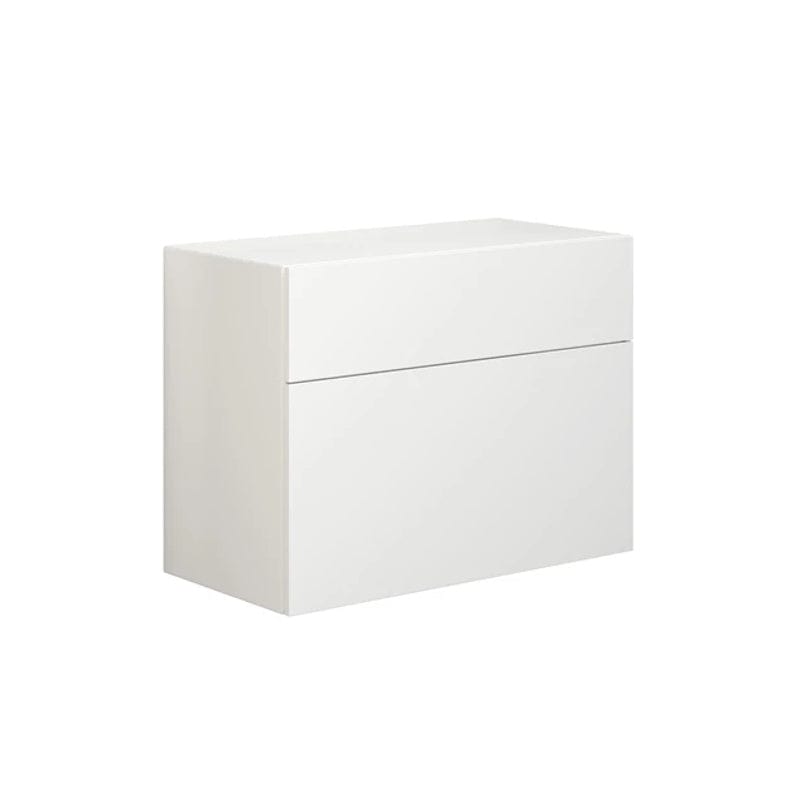 Dansani Calidris Glatt Skap 2 skuff D40cm - ekstra høy underskuff Hvit matt / 80cm Dansani Sideskap bad DA-C49-1010