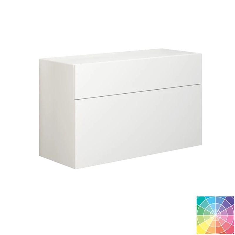 Dansani Calidris Glatt Skap 2 skuff D40cm - ekstra høy underskuff NCS farge / 100cm Dansani Sideskap bad DA-C50-1099