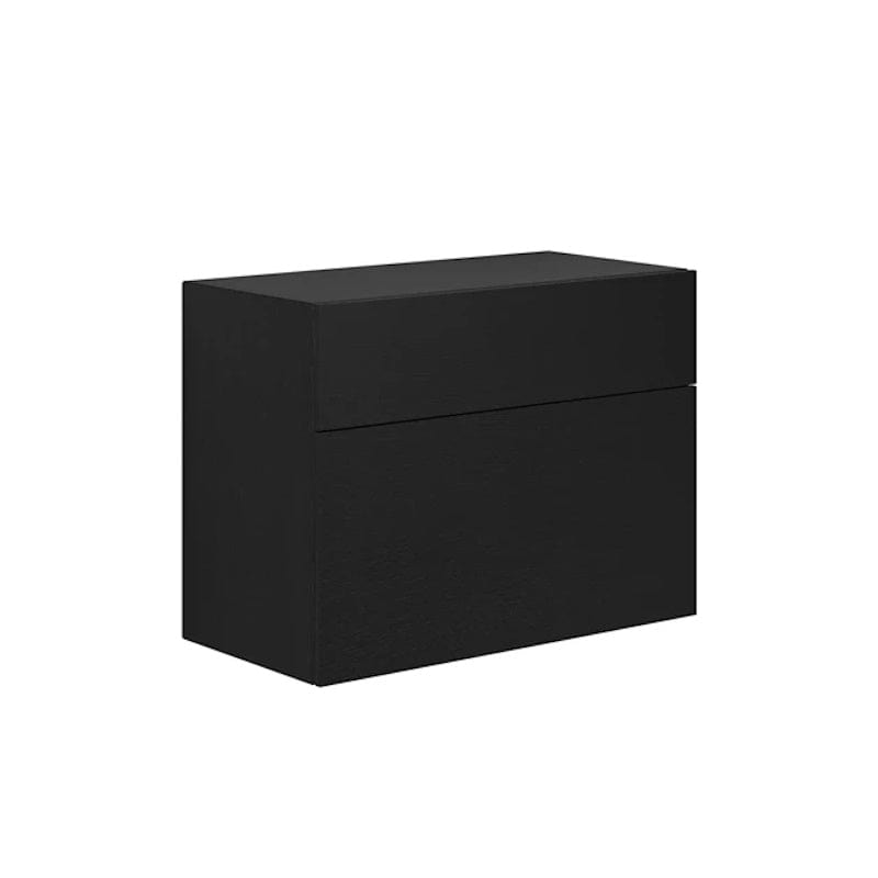 Dansani Calidris Glatt Skap 2 skuff D50cm - ekstra høy underskuff Eik noir / 80cm Dansani Sideskap bad DA-C61-1044