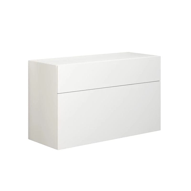 Dansani Calidris Glatt Skap 2 skuff D50cm - ekstra høy underskuff Hvit matt / 100cm Dansani Sideskap bad DA-C62-1010