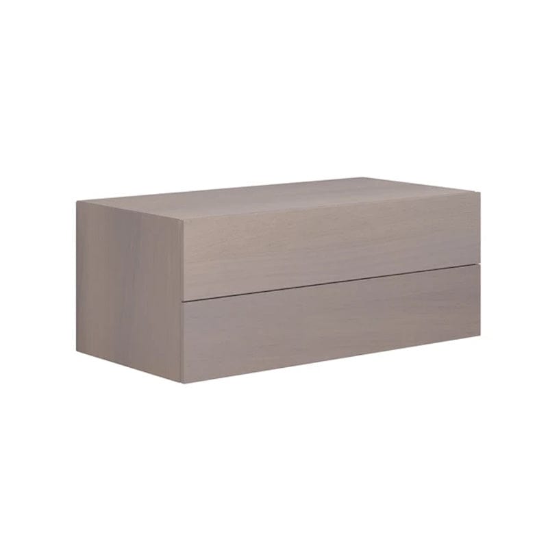 Dansani Calidris Glatt Skap 2 skuff D50cm Grå eik / 100cm Dansani Sideskap bad DA-C58-1076