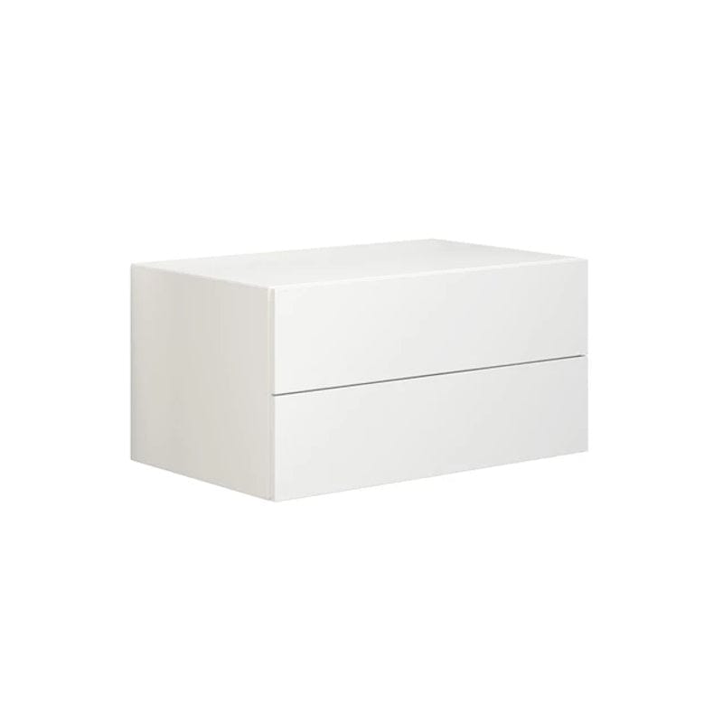 Dansani Calidris Glatt Skap 2 skuff D50cm Hvit matt / 80cm Dansani Sideskap bad DA-C57-1010