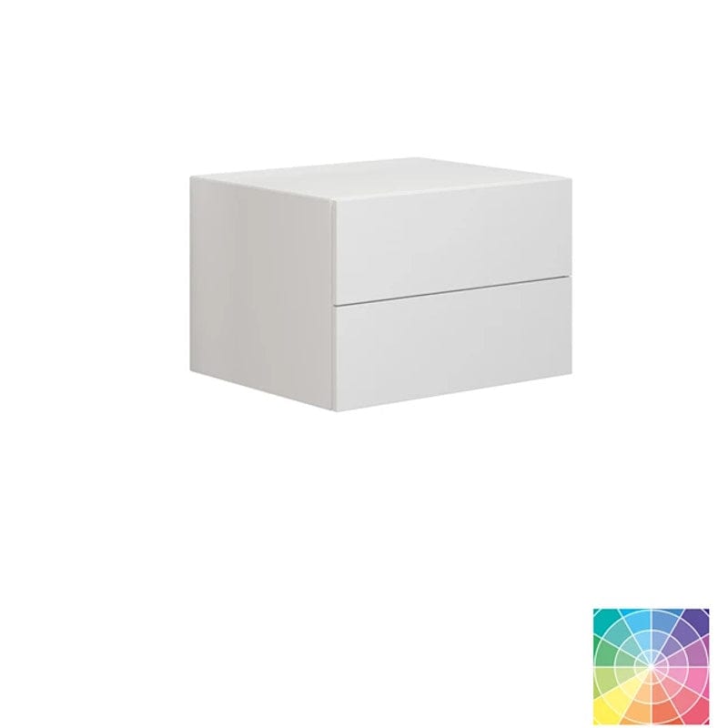 Dansani Calidris Glatt Skap 2 skuff D50cm NCS eik / 60cm Dansani Sideskap bad DA-C56-1066