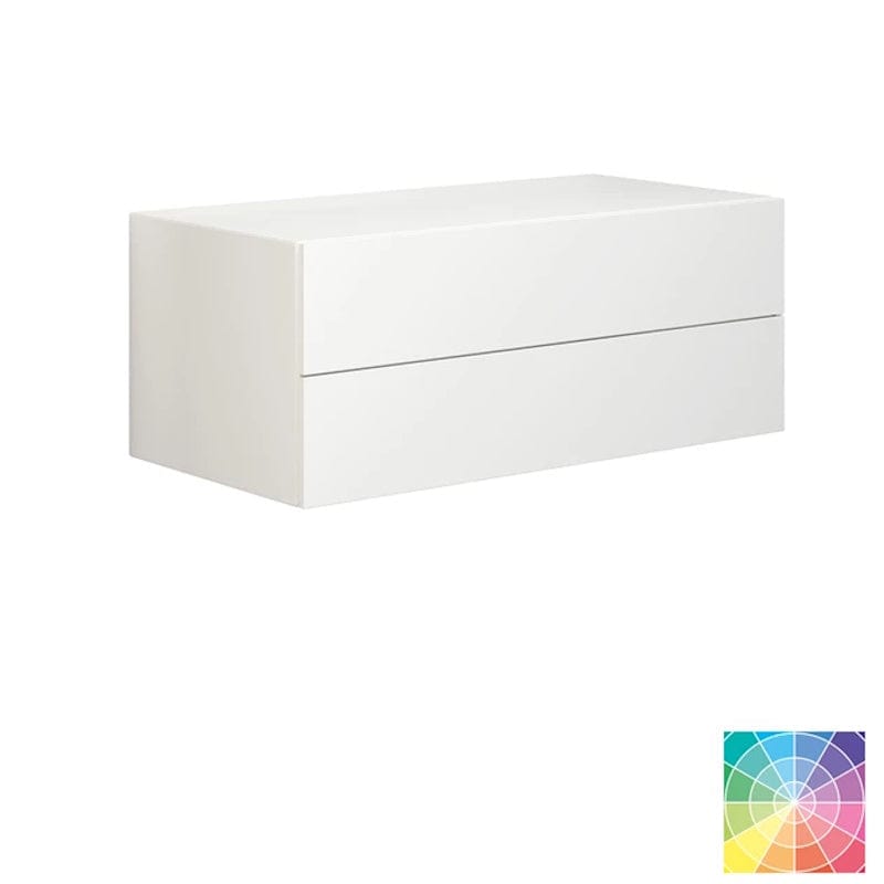 Dansani Calidris Glatt Skap 2 skuff D50cm NCS farge / 100cm Dansani Sideskap bad DA-C58-1099