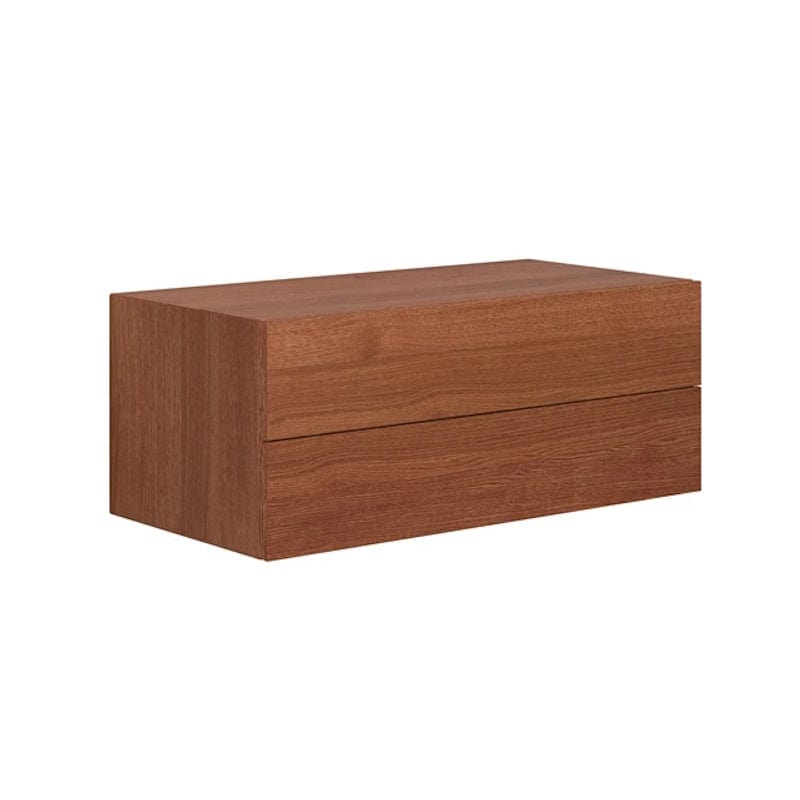 Dansani Calidris Glatt Skap 2 skuff D50cm Rødbrun eik / 100cm Dansani Sideskap bad DA-C58-1077