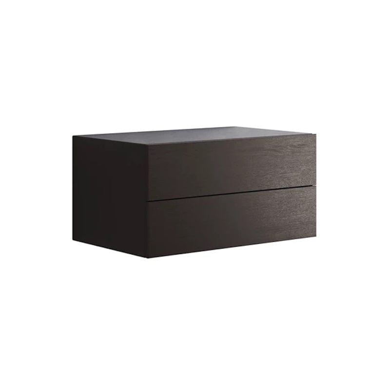 Dansani Calidris Glatt Skap 2 skuff D50cm Røkt eik / 80cm Dansani Sideskap bad DA-C57-1073