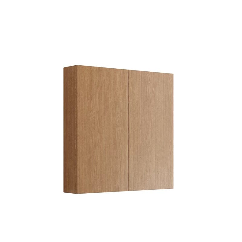 Dansani Calidris Overskap 2 dører B80xH80xD16cm - Glatt Gyllen eik Dansani Sideskap bad DA-C34-1074