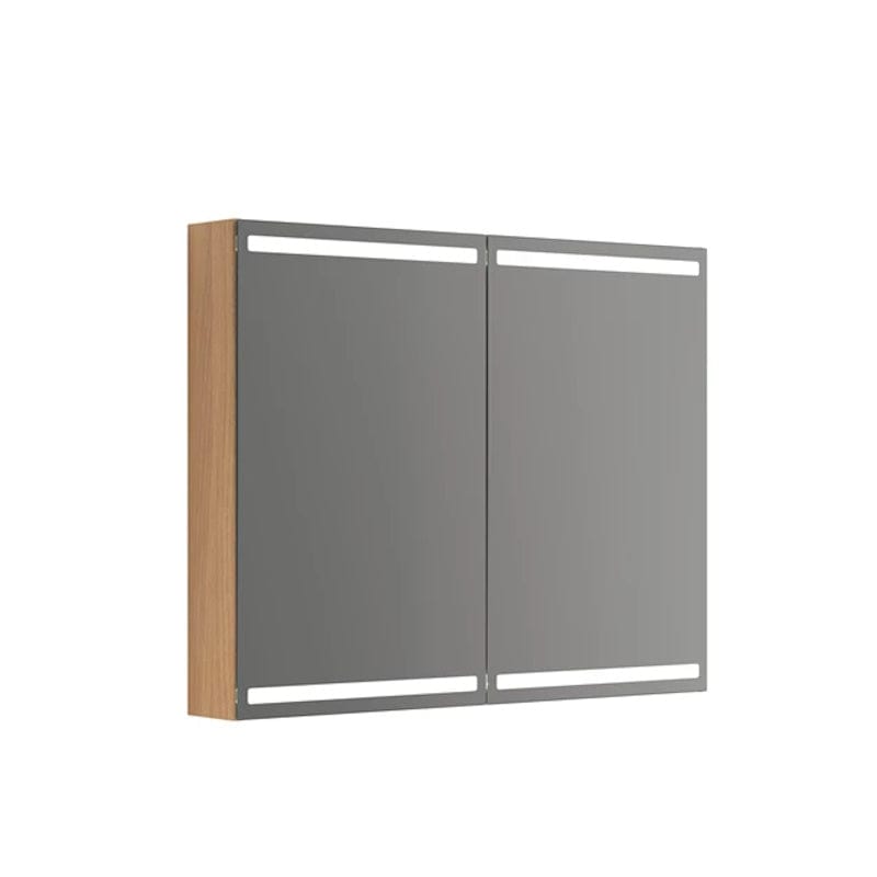 Dansani Calidris Parallel Speilskap 100cm 2 dører / Lys eik Dansani Speilskap DA-S840-178