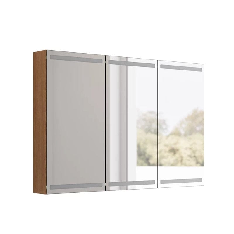 Dansani Calidris Parallel Speilskap 120cm 3 dører / Gyllen eik Dansani Speilskap DA-S843-174