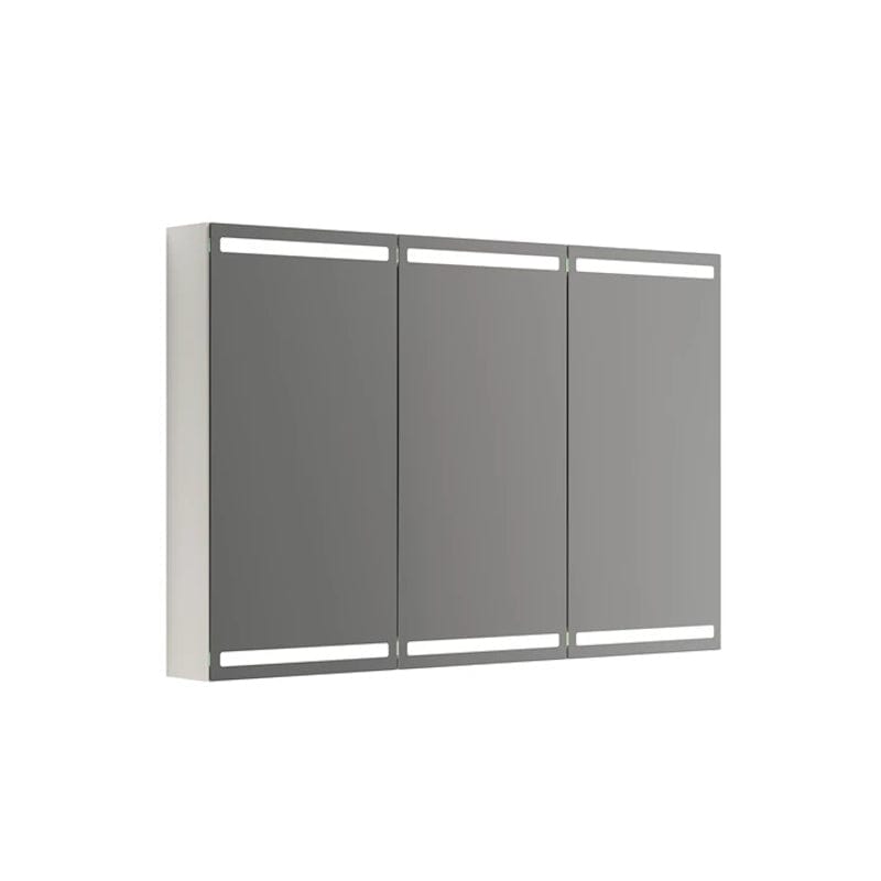 Dansani Calidris Parallel Speilskap 120cm 3 dører / Hvit matt Dansani Speilskap DA-S843-110