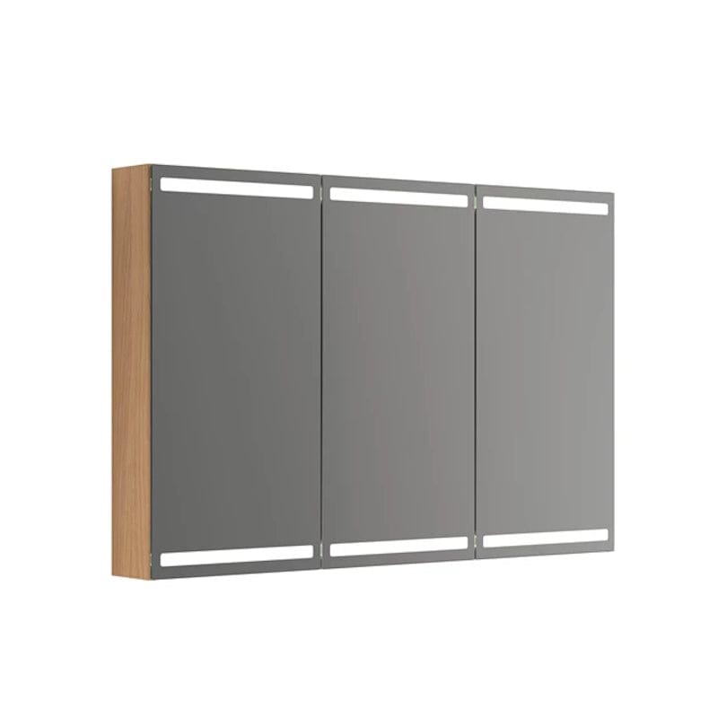 Dansani Calidris Parallel Speilskap 120cm 3 dører / Lys eik Dansani Speilskap DA-S843-178