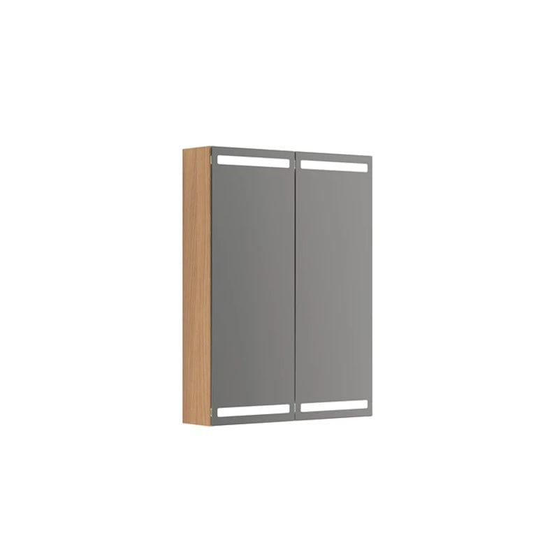 Dansani Calidris Parallel Speilskap 60cm 2 dører / Lys eik Dansani Speilskap DA-S846-178