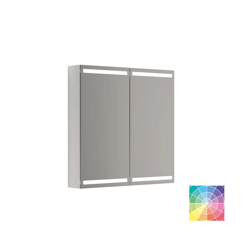 Dansani Calidris Parallel Speilskap 80cm 2 dører / NCS eik Dansani Speilskap DA-S848-166