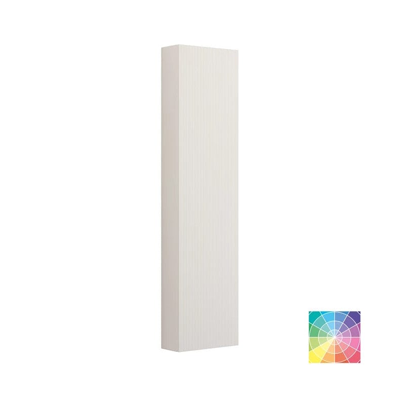 Dansani Calidris Rillet Høyskap 1 dør D16cm NCS farge / Venstre hengslet / 120cm Dansani Høyskap bad DA-C63-C299