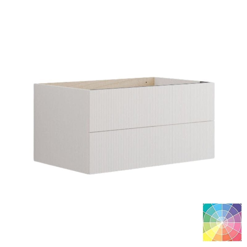 Dansani Calidris Rillet Servantskap 2 skuff D50cm NCS farge / 80cm Dansani Servantskap DA-C22-C099