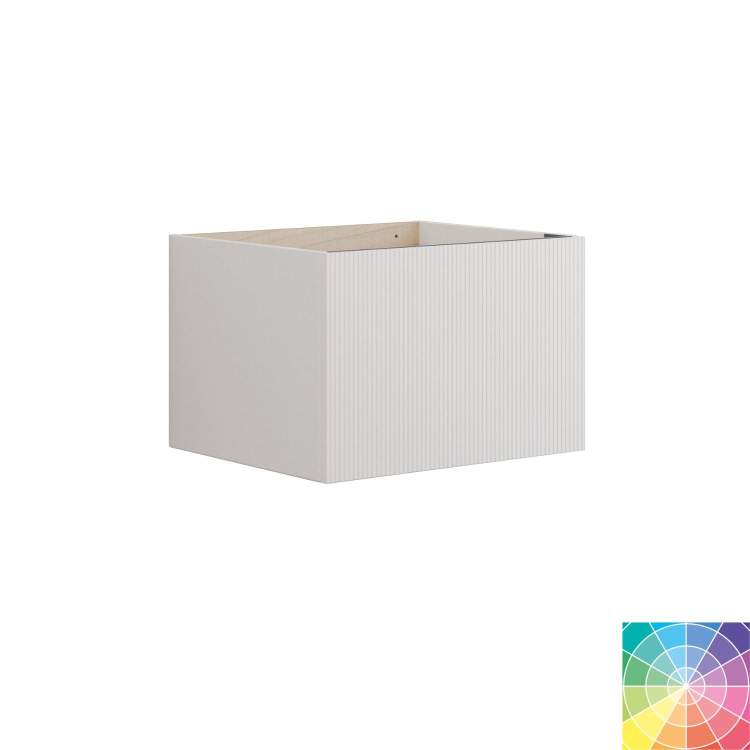 Dansani Calidris Servantskap 1sk B60-120xH40xD50cm - Rillet 60cm / NCS farge Dansani Servantskap DA-C16-C099