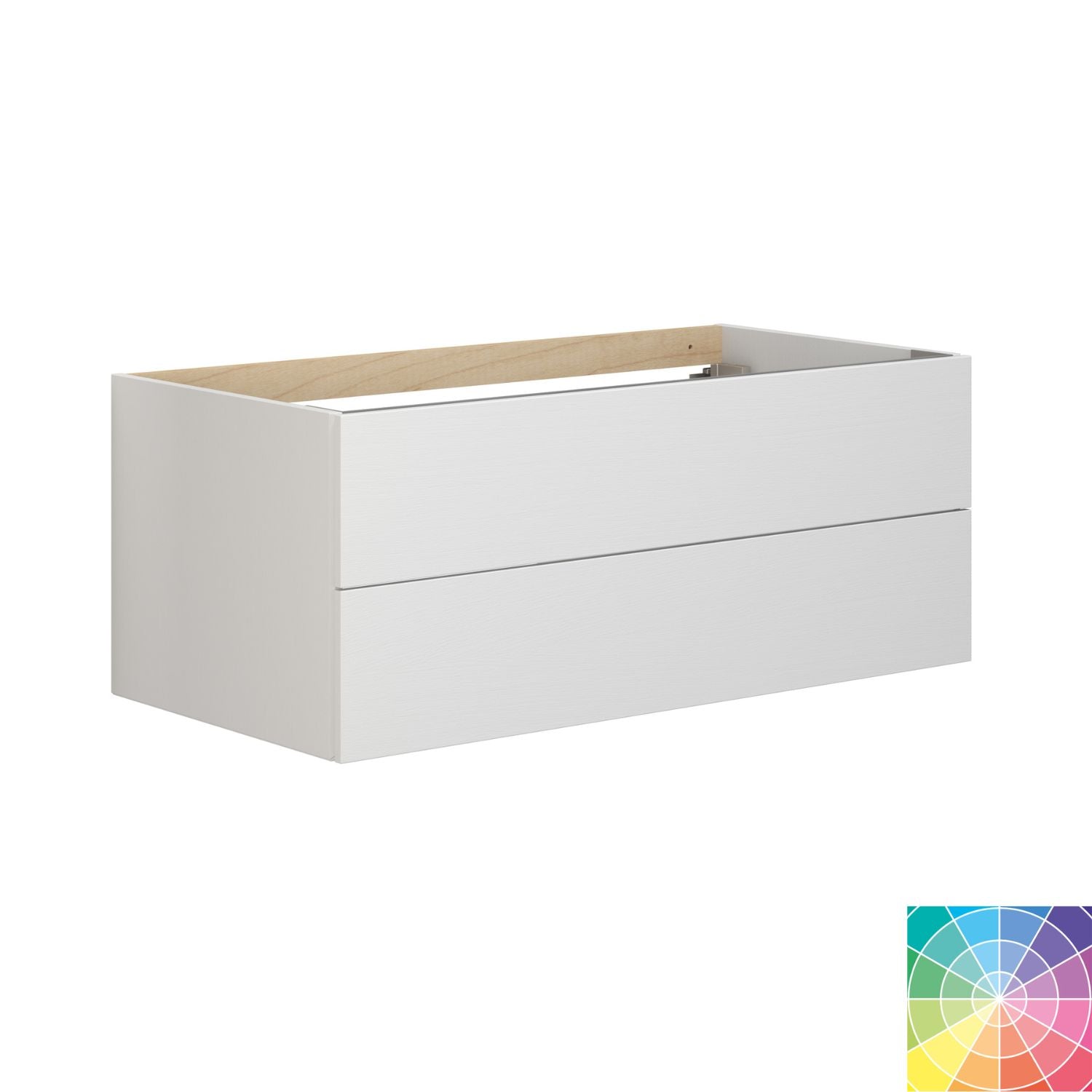 Dansani Calidris Servantskap 2sk B60-120xH40xD50cm - Glatt NCS eik / 100cm Dansani Servantskap DA-C23-1066