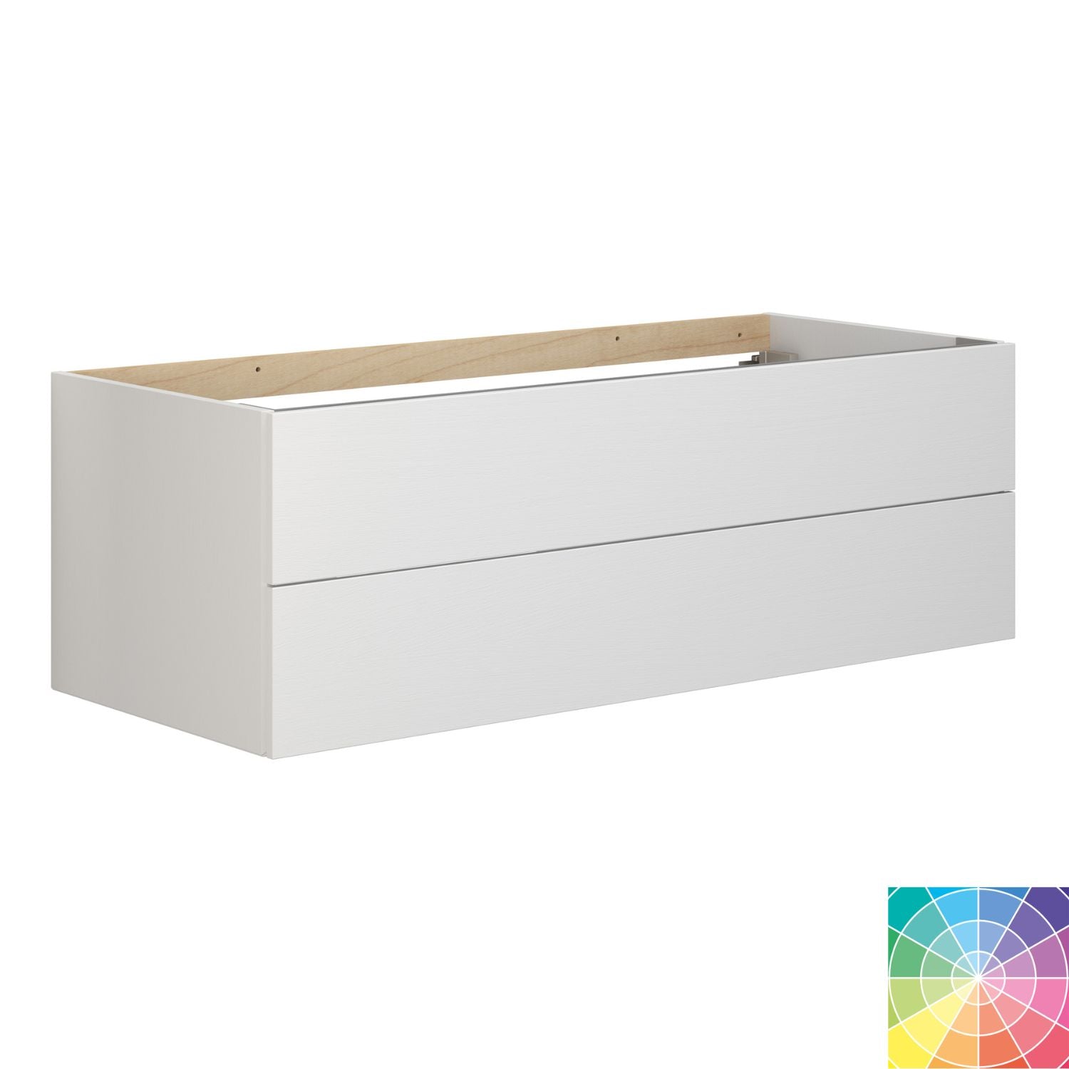 Dansani Calidris Servantskap 2sk B60-120xH40xD50cm - Glatt NCS eik / 120cm dobbel Dansani Servantskap DA-C25-1066