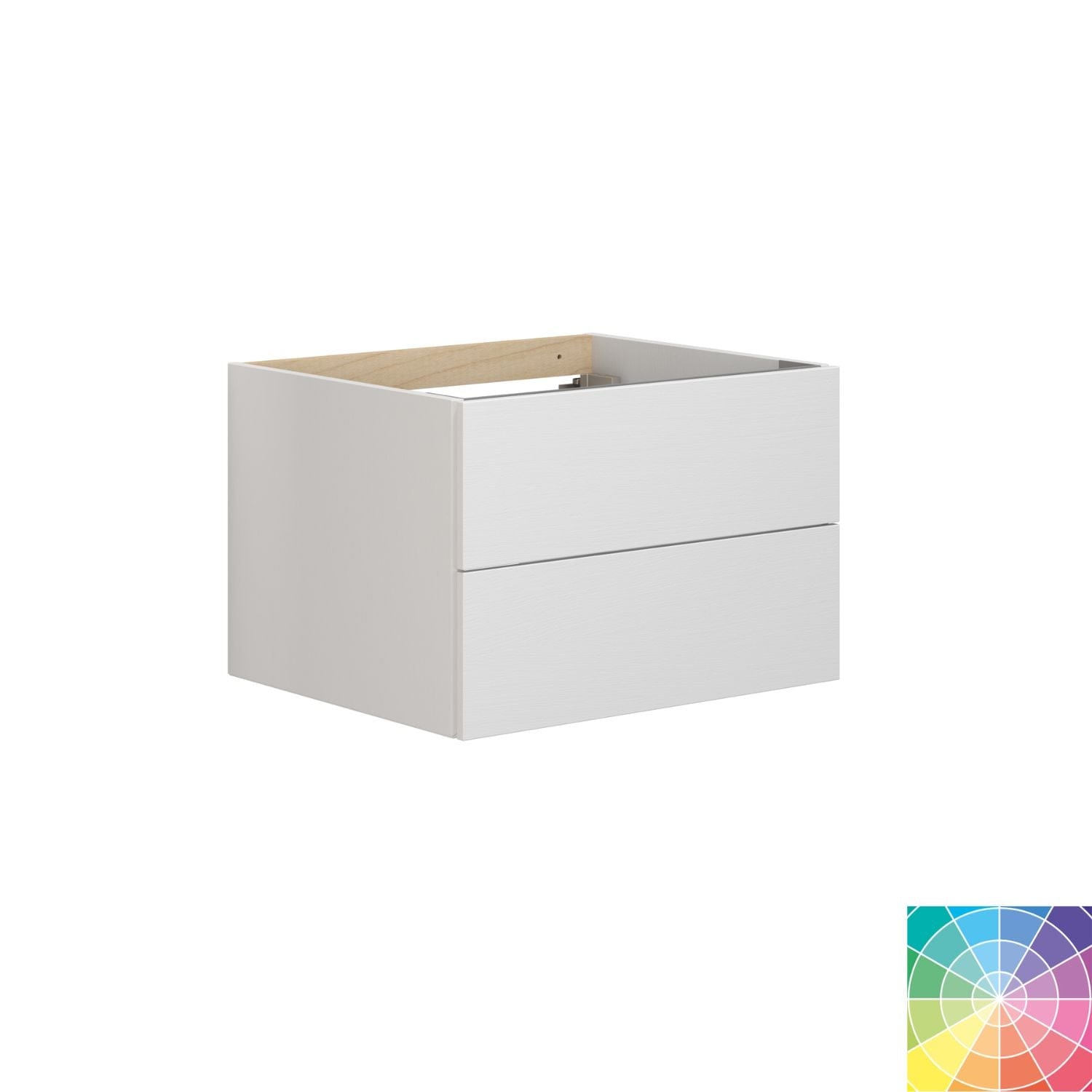 Dansani Calidris Servantskap 2sk B60-120xH40xD50cm - Glatt NCS eik / 60cm Dansani Servantskap DA-C21-1066