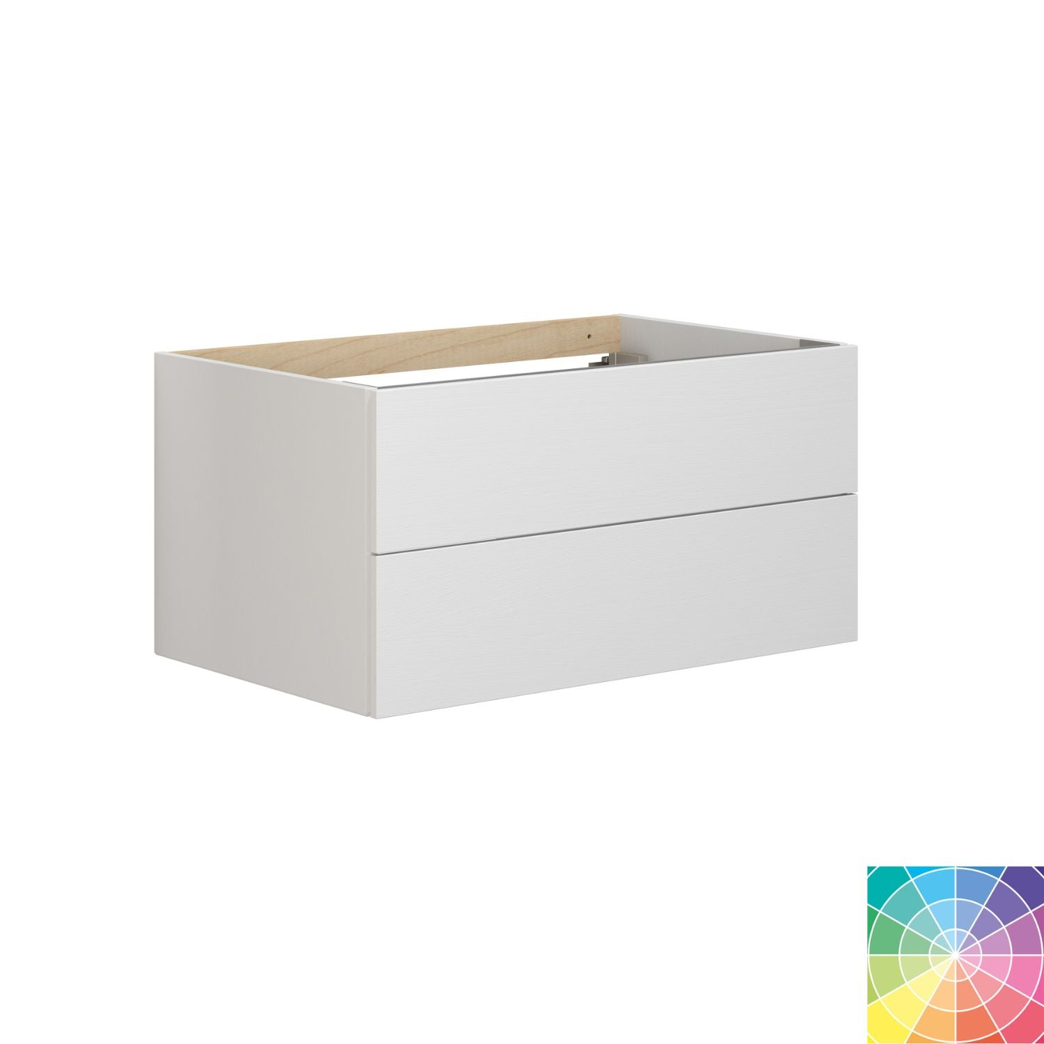 Dansani Calidris Servantskap 2sk B60-120xH40xD50cm - Glatt NCS eik / 80cm Dansani Servantskap DA-C22-1066