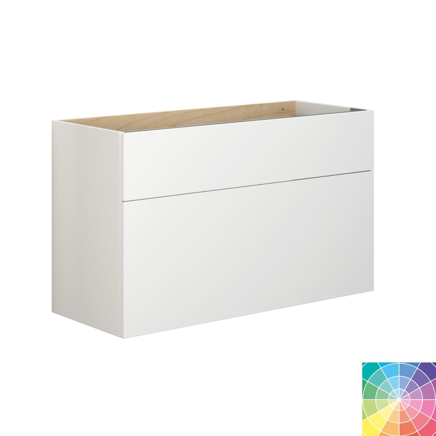 Dansani Calidris Servantskap 2sk B60-120xH60xD40cm - Glatt 100cm / NCS farge Dansani Servantskap DA-C13-1099