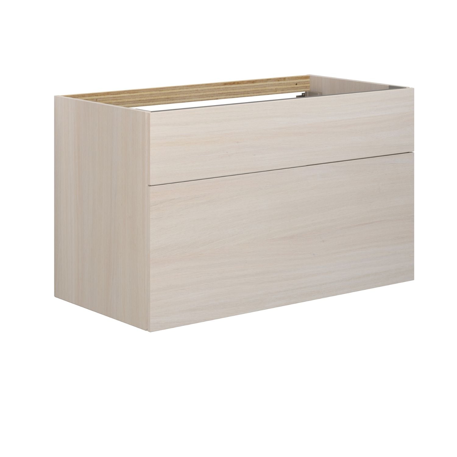 Dansani Calidris Servantskap 2sk B60-120xH60xD50cm - Glatt Hvit eik / 100cm Dansani Servantskap DA-C28-1075