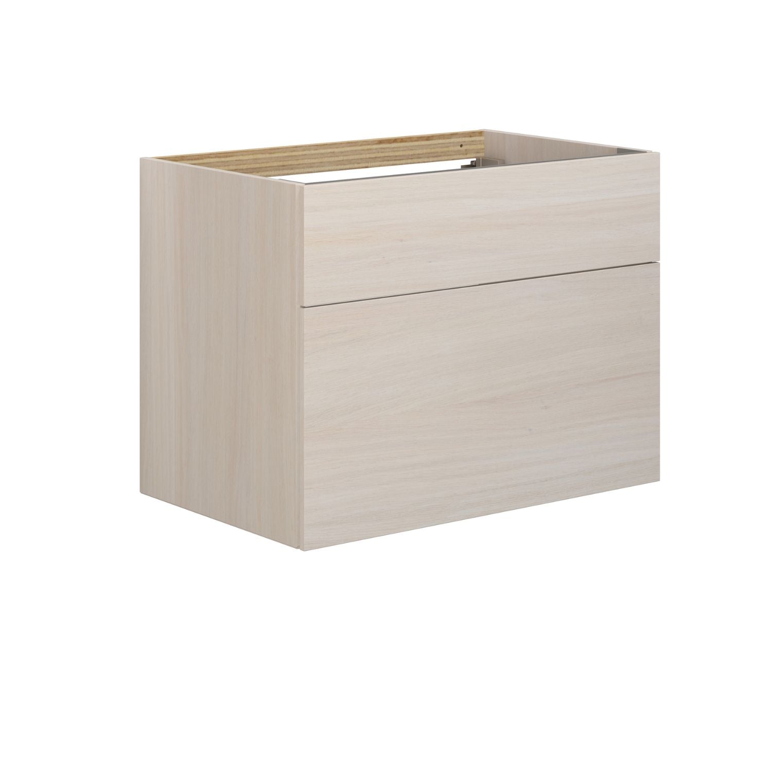 Dansani Calidris Servantskap 2sk B60-120xH60xD50cm - Glatt Hvit eik / 80cm Dansani Servantskap DA-C27-1075