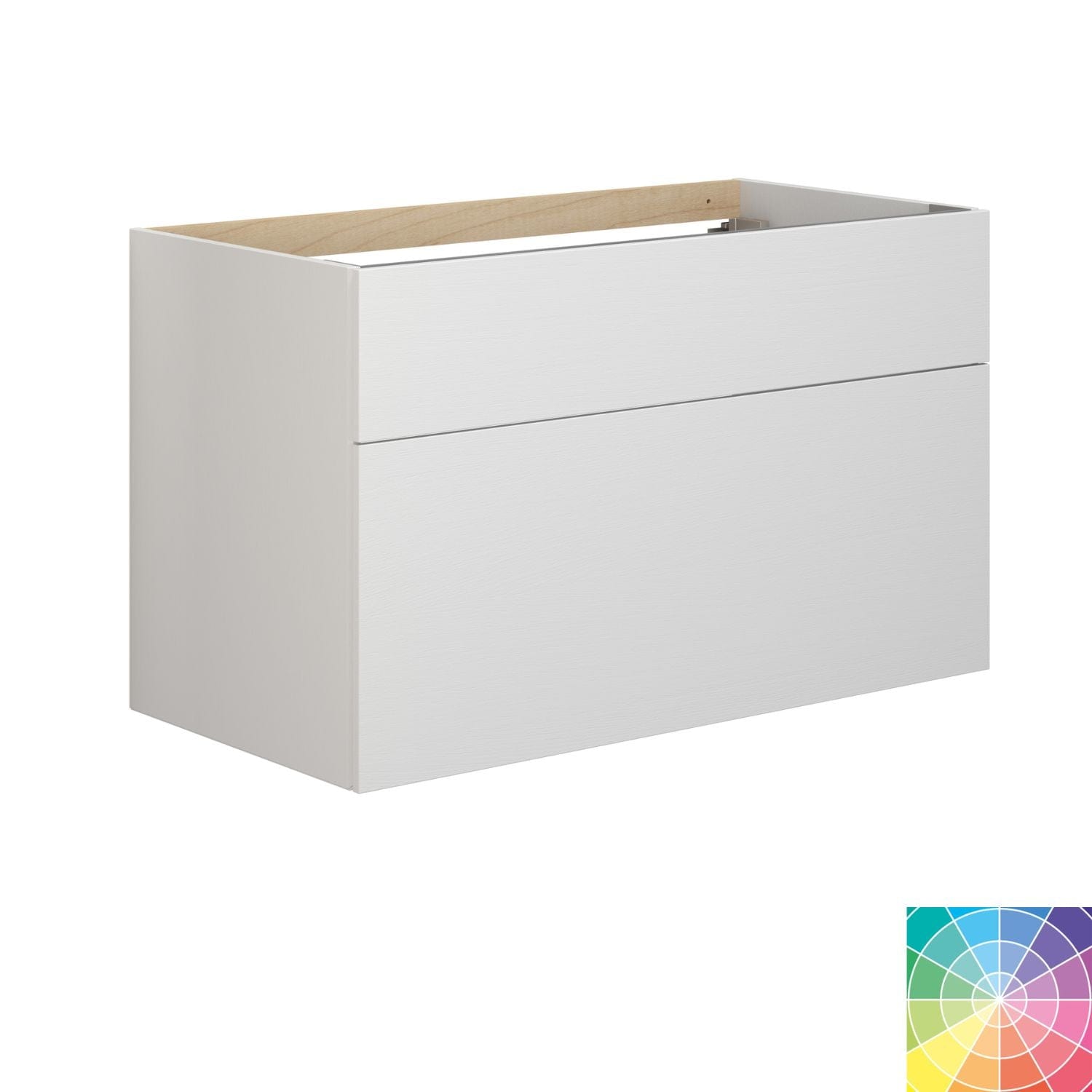 Dansani Calidris Servantskap 2sk B60-120xH60xD50cm - Glatt NCS eik / 100cm Dansani Servantskap DA-C28-1066