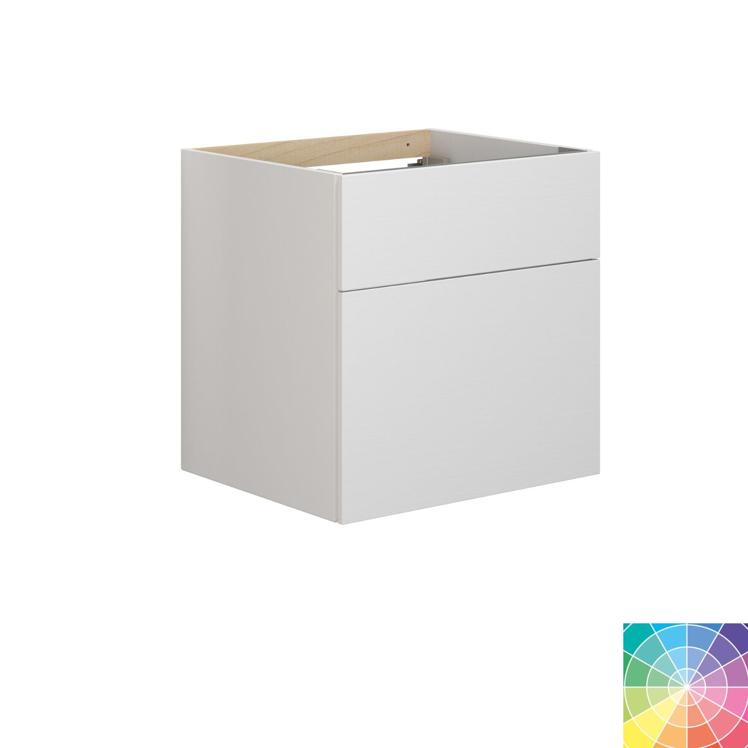 Dansani Calidris Servantskap 2sk B60-120xH60xD50cm - Glatt NCS eik / 60cm Dansani Servantskap DA-C26-1066