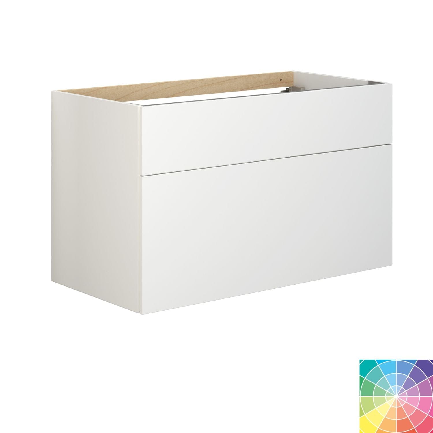 Dansani Calidris Servantskap 2sk B60-120xH60xD50cm - Glatt NCS farge / 100cm Dansani Servantskap DA-C28-1099