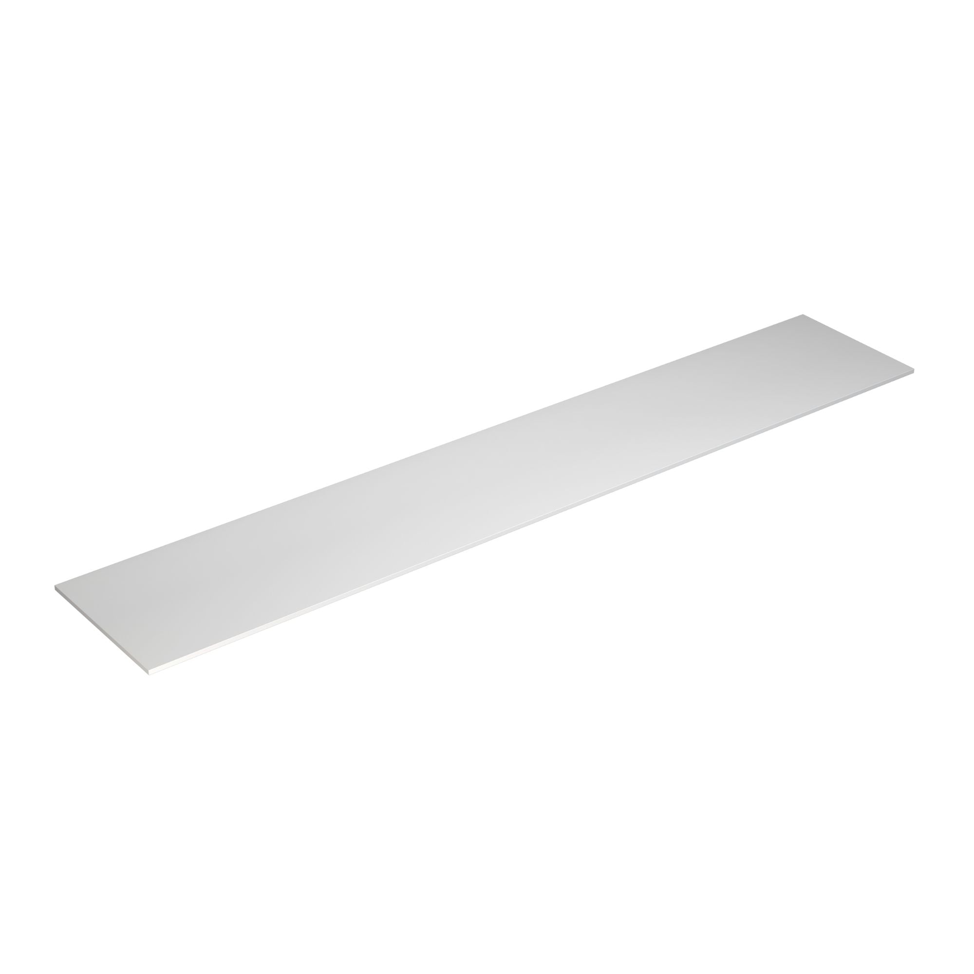 Dansani Calidris Shape Kompositt Benkeplate D40 måltilpasset Hvit matt / 220cm Dansani Benkeplate bad DA-631122003