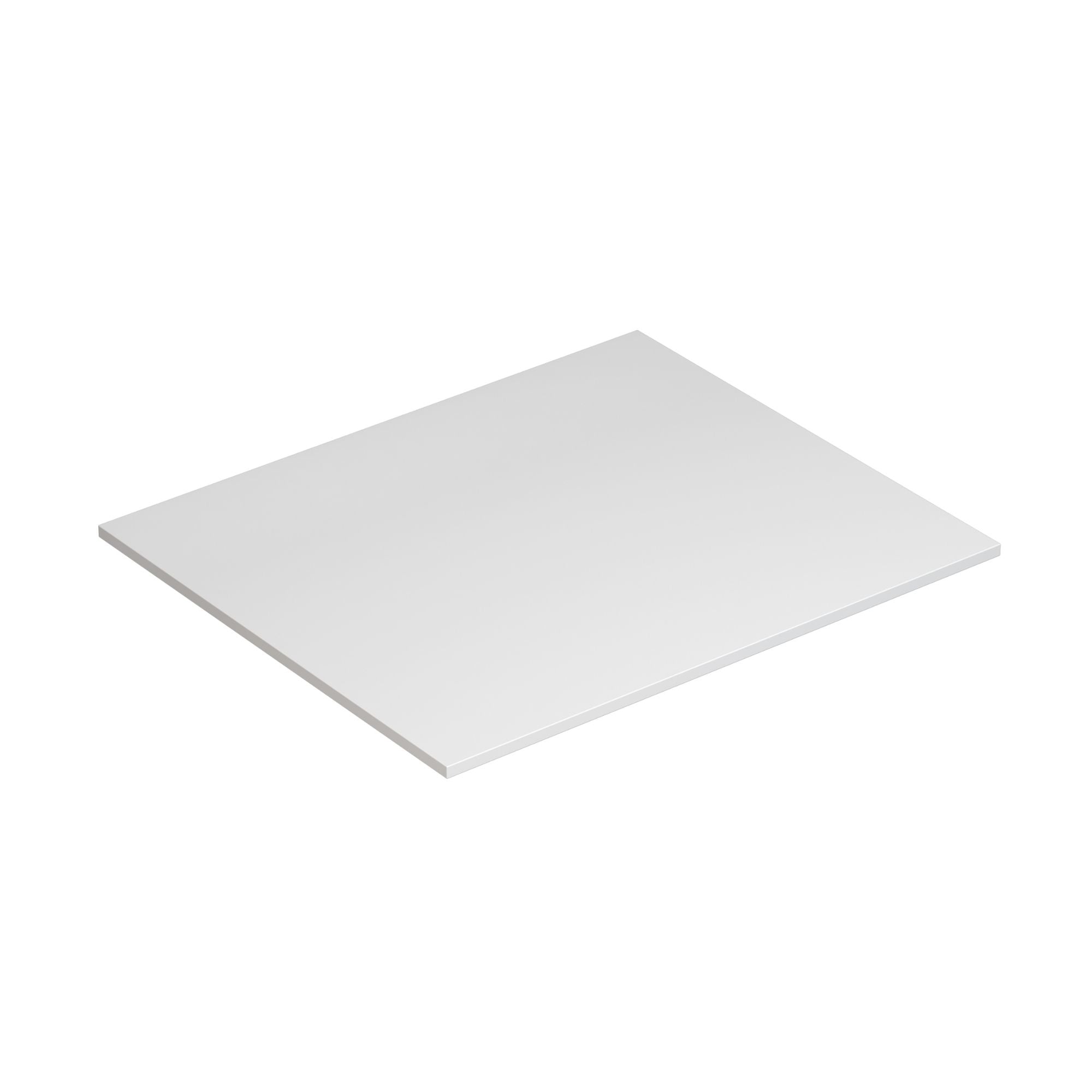 Dansani Calidris Shape Kompositt Benkeplate D50 måltilpasset Hvit matt / 40cm Dansani Benkeplate bad DA-631204003