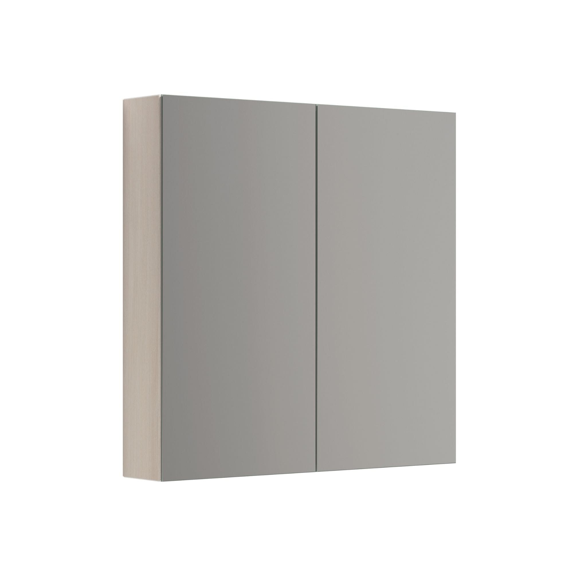 Dansani Calidris Speil Overskap 2 dører Hvit eik Dansani Sideskap bad DA-C34-5075