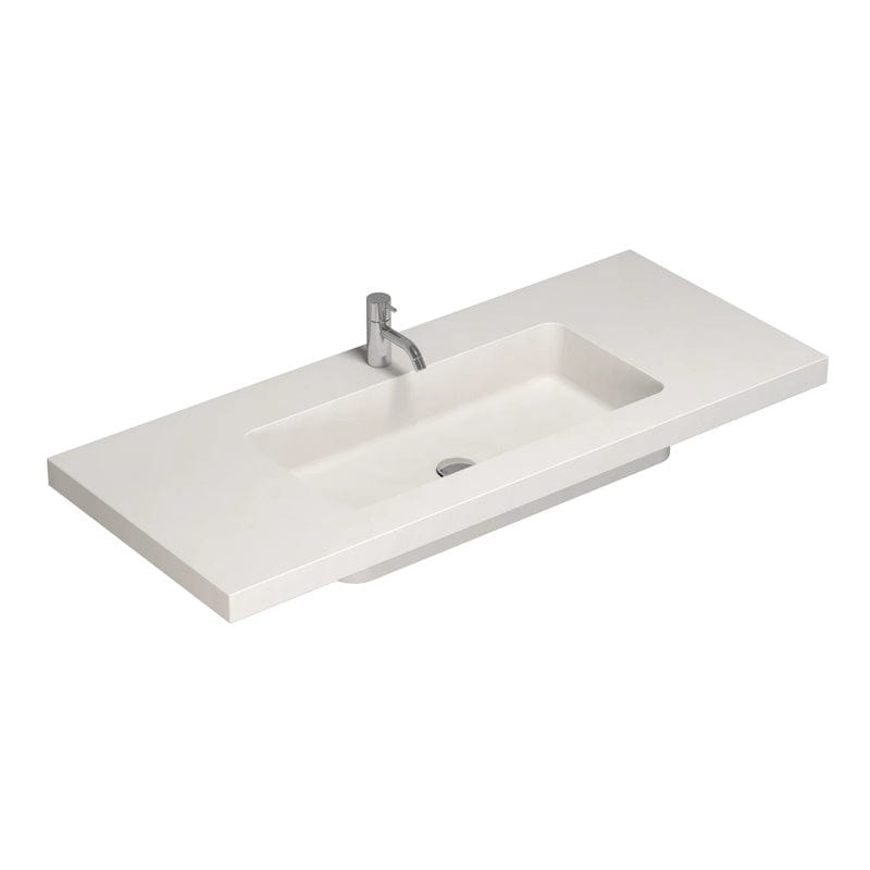 Dansani Calidris Unique Silestone Servant B60-120xH1xD50cm 120cm / Blanco zeus Dansani Baderomsservant DA-631722111