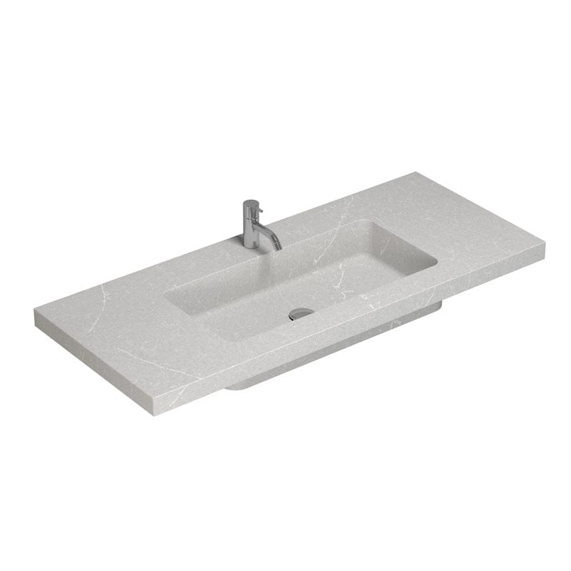 Dansani Calidris Unique Silestone Servant B60-120xH1xD50cm 120cm / Desert silver Dansani Baderomsservant DA-631722113