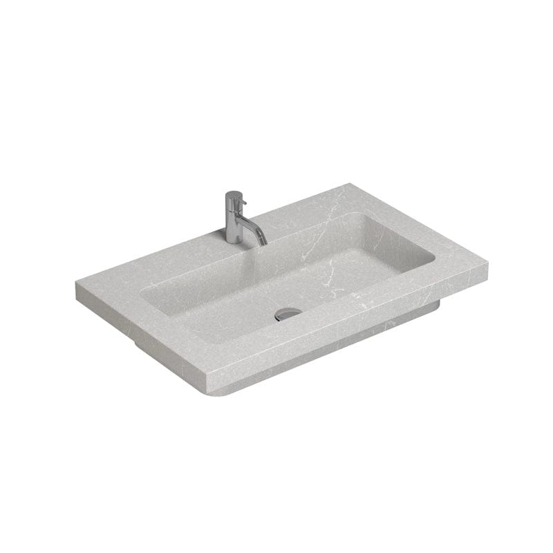 Dansani Calidris Unique Silestone Servant B60-120xH1xD50cm 80cm / Desert silver Dansani Baderomsservant DA-631728113