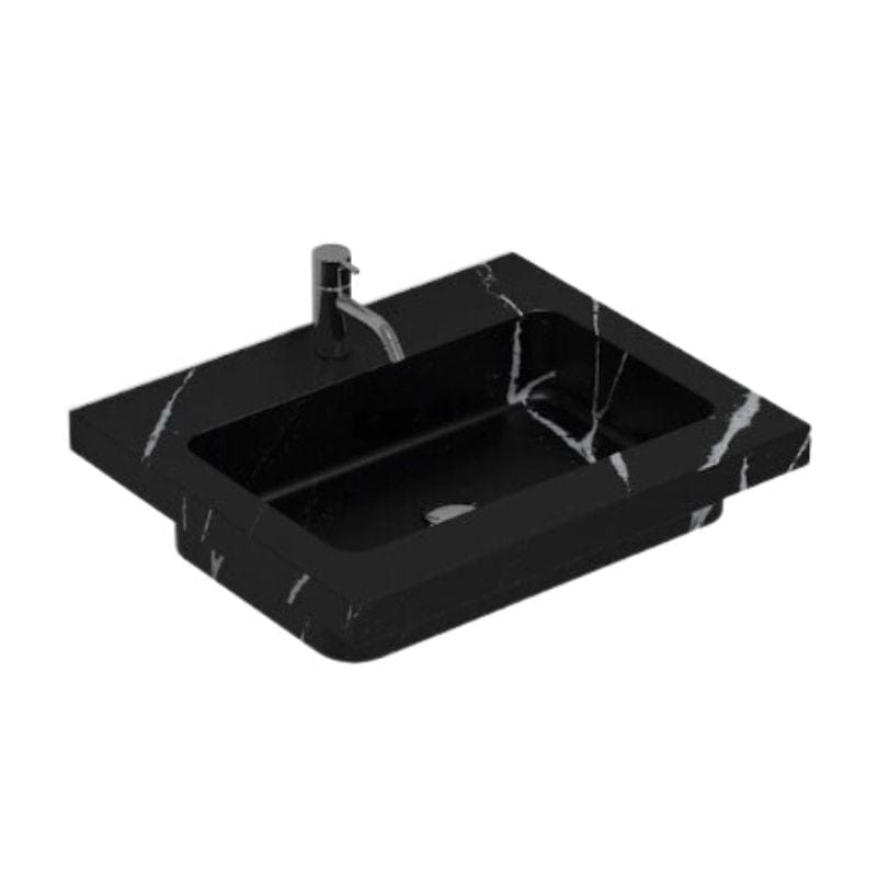 Dansani Calidris Unique Silestone Servant B60-120xH1xD50cm Eternal marguina / 60cm Dansani Møbelservant DA-631726116