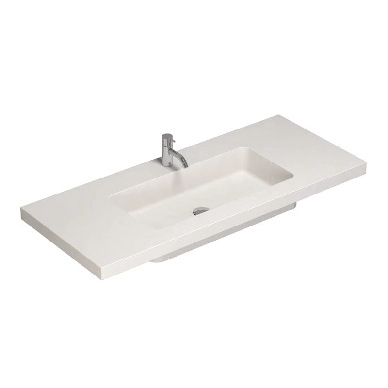 Dansani Calidris Unique Silestone Servant måltilpasset B60-219xH1xD50cm Blanco zeus / 220cm Dansani Baderomsservant DA-631722411