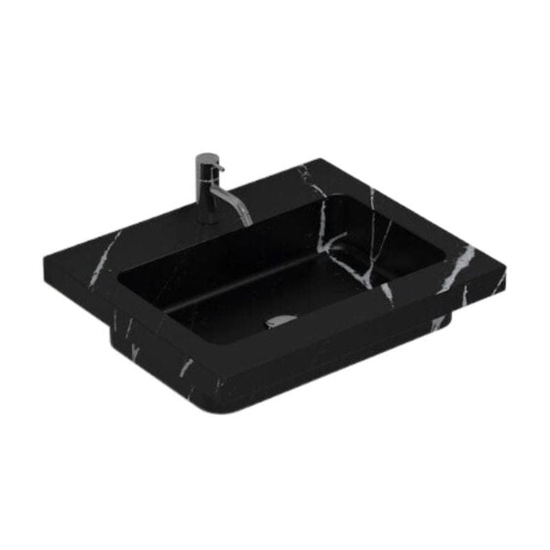 Dansani Calidris Unique Silestone Servant måltilpasset B60-219xH1xD50cm Eternal marguina / 60cm Dansani Møbelservant DA-631706416