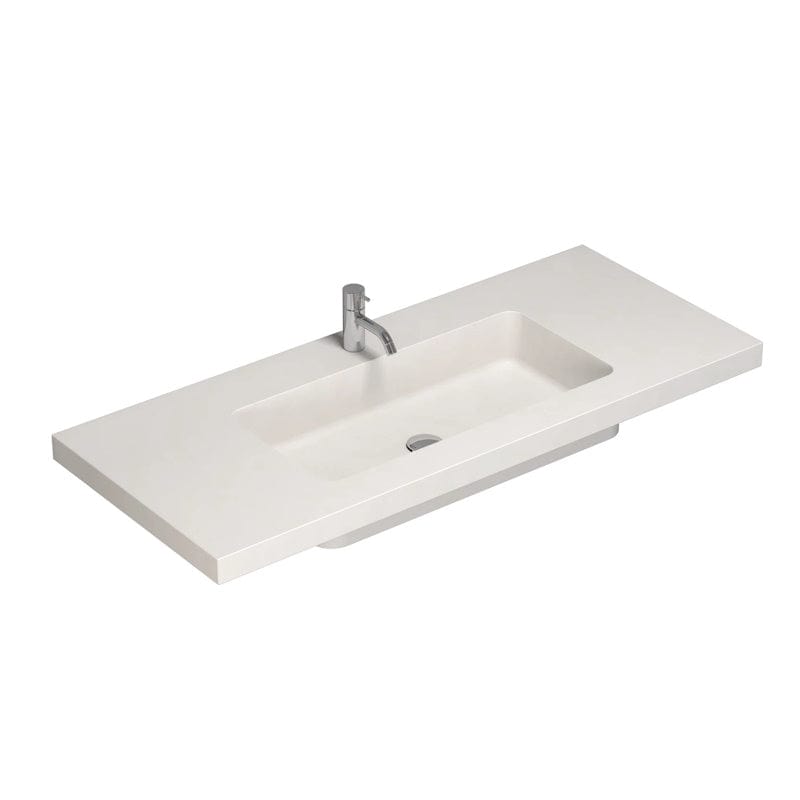 Dansani Calidris Unique Silestone servant måltilpasset D50,5 H1,2cm Blanco zeus / 160cm Dansani Baderomsservant DA-631716411